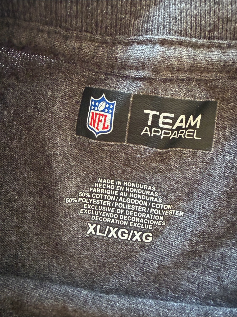 EUC NFL Washington Redskins Long Sleeve Crewneck Shirt Size XL (KB10) - Picture 3 of 3